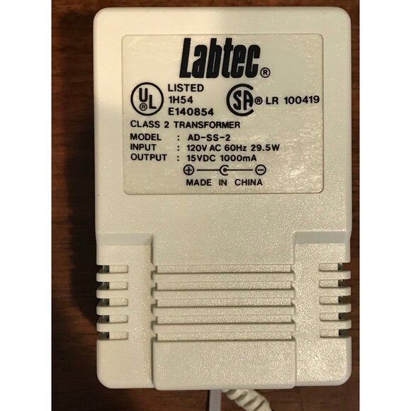 Labtec Class 2 Transformer Power Source Cord | Model AD-SS-2 - Picture 5 of 7